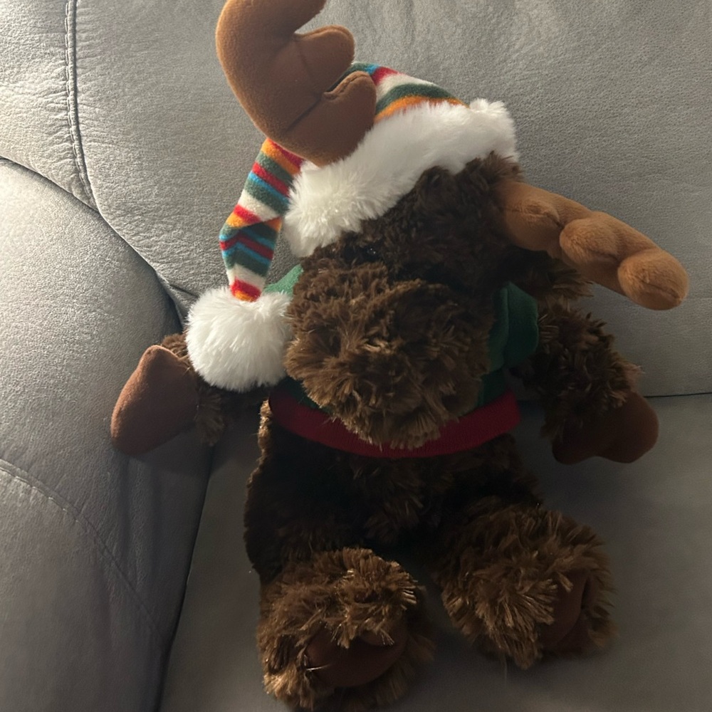 St. Nicholas Square Plush 18” Moose Stuffed Animal Toy Christmas Kohl's